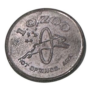 IQ Zoo Silver Token Hot Springs Arkansas wonderland